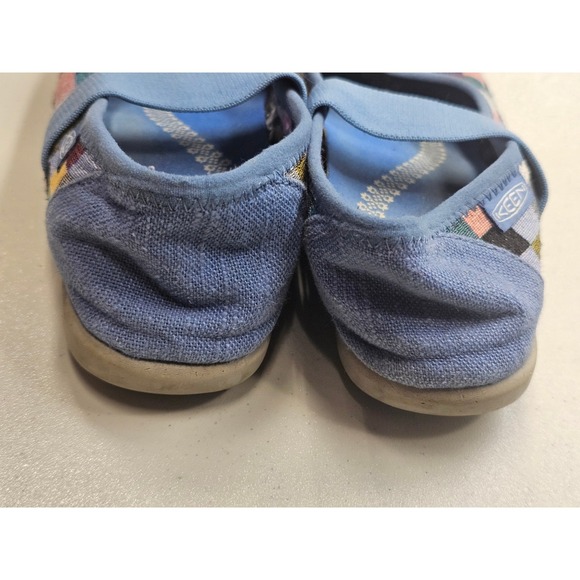 KEEN Womens Mary Jane Patchwork Multi Color Elastic Strap Shoes 1020334 Size 8.5 - Picture 3 of 7